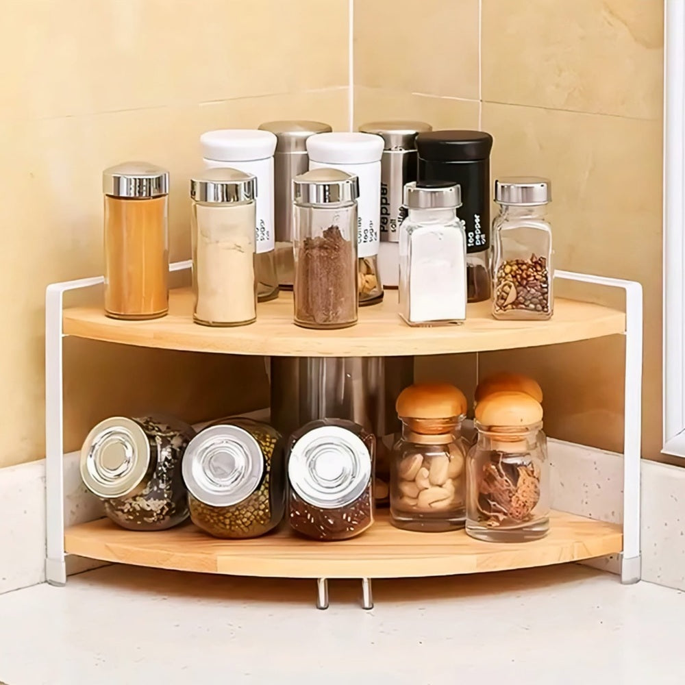 Kitchen Spice Rack & Counter Storage
