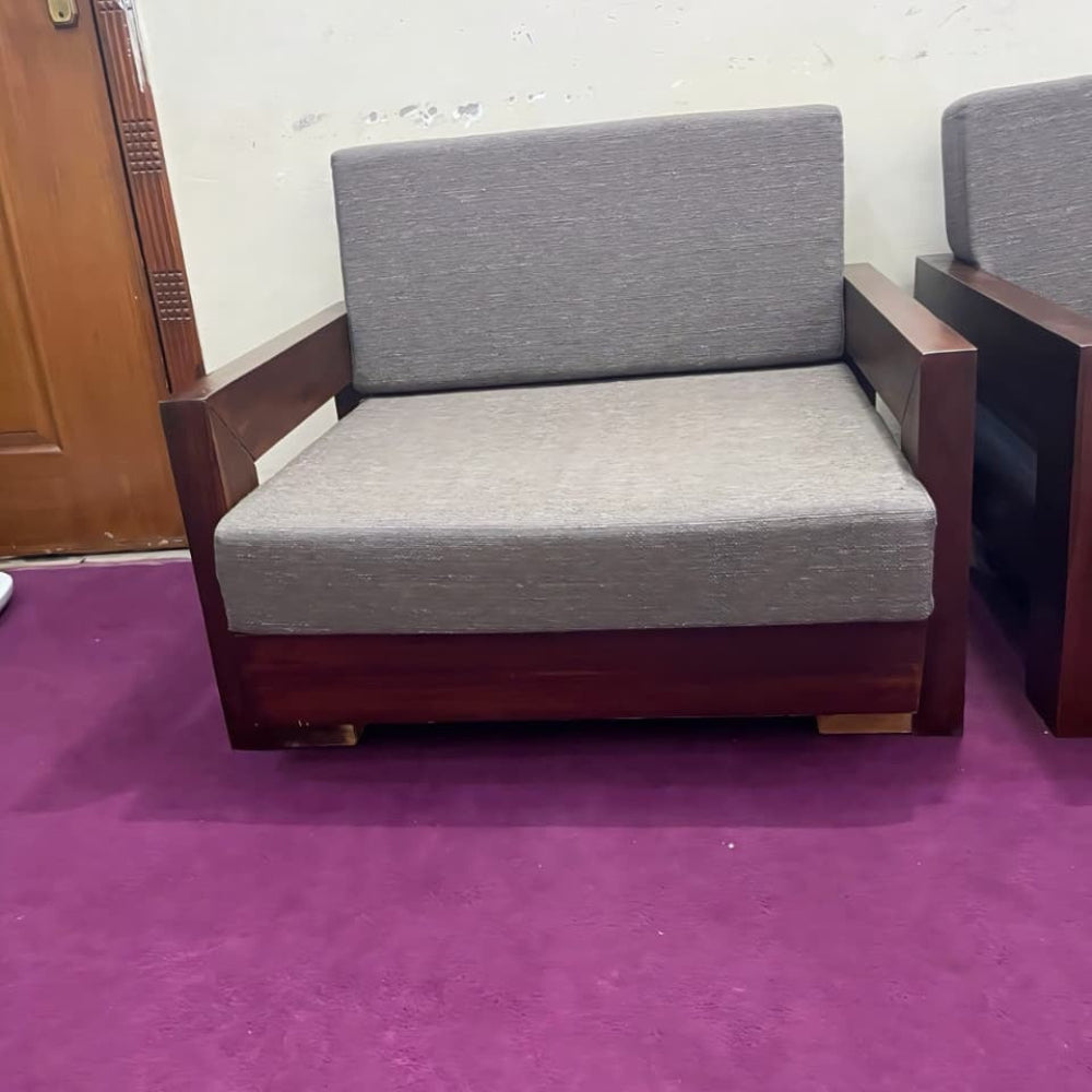 Urban Cube Wooden Sofa Set