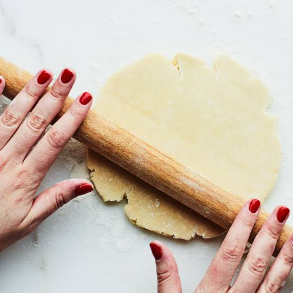 Handcrafted Rolling Pin with Thick Ends – Perfect for Roti & Dough