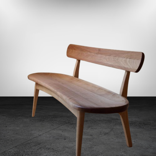 Handcrafted Solid Wood Bench – Rustic Seating & Decorative Accent