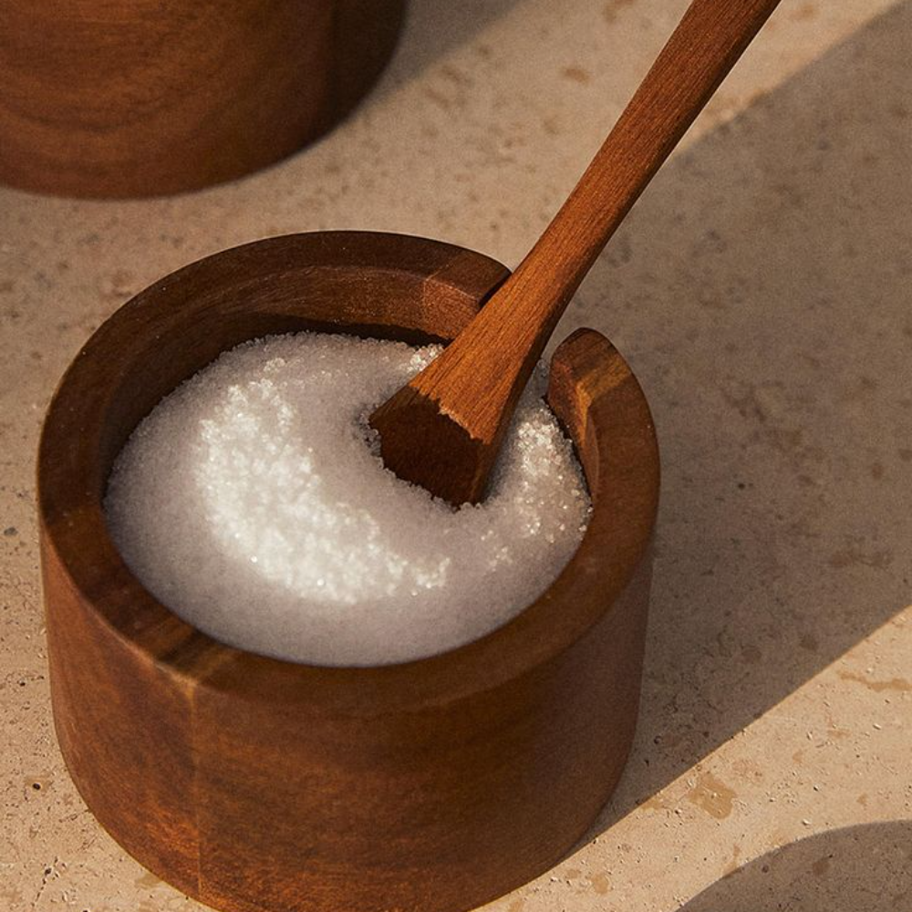 Handcrafted Wooden Sugar Pot