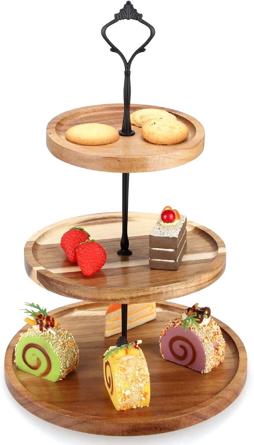 3 Tier- Wooden Cake Stand