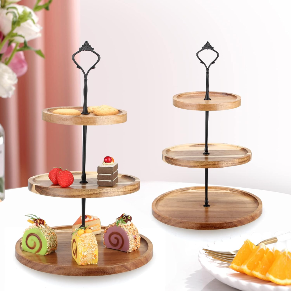 3 Tier- Wooden Cake Stand