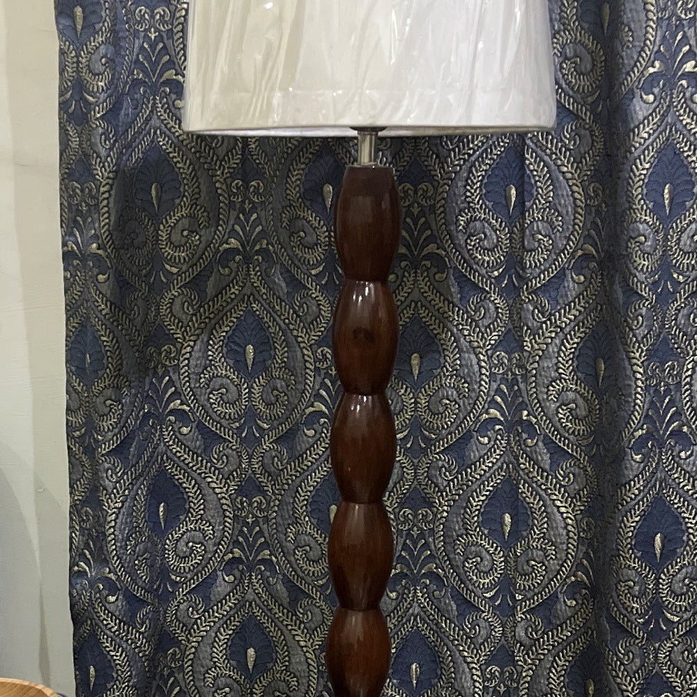 Natural Elegance: Acacia Wood Floor Lamp