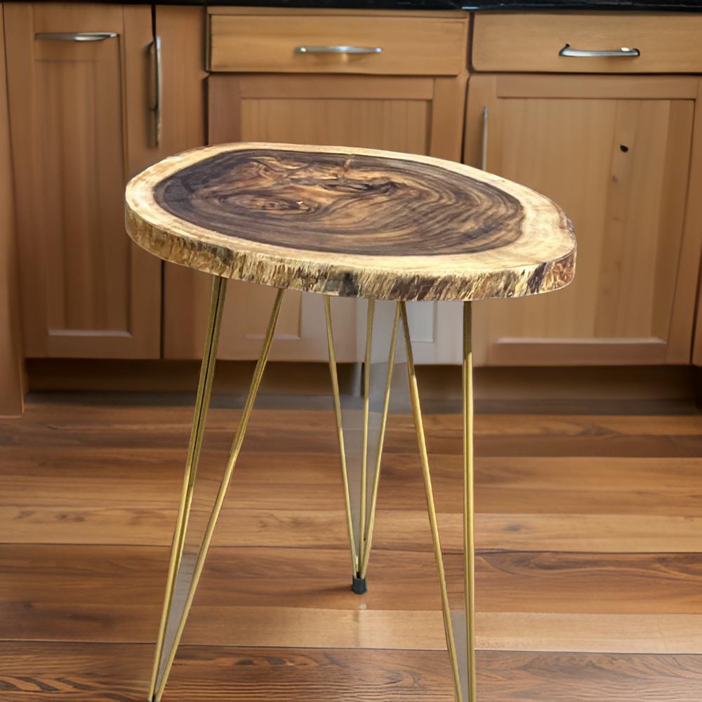 Live Edge Wooden Table Set – Natural Elegance for Your Space