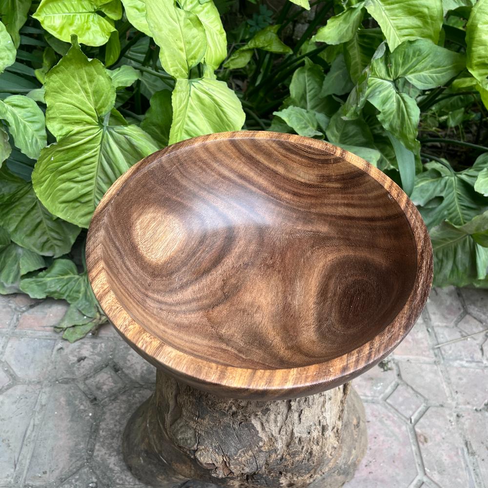 Brown Trio Wood Salad Bowl