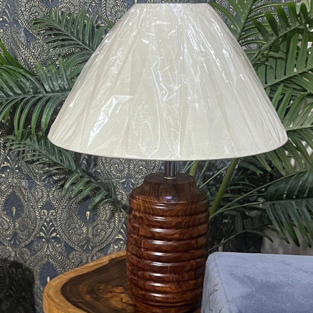 Natural Rosewood Table Lamp