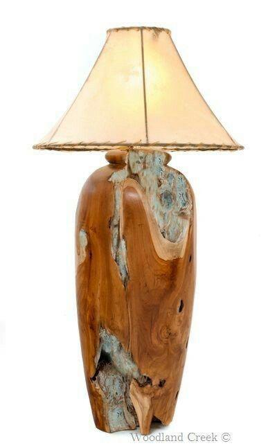 Teak Root Sculptural Table Lamp
