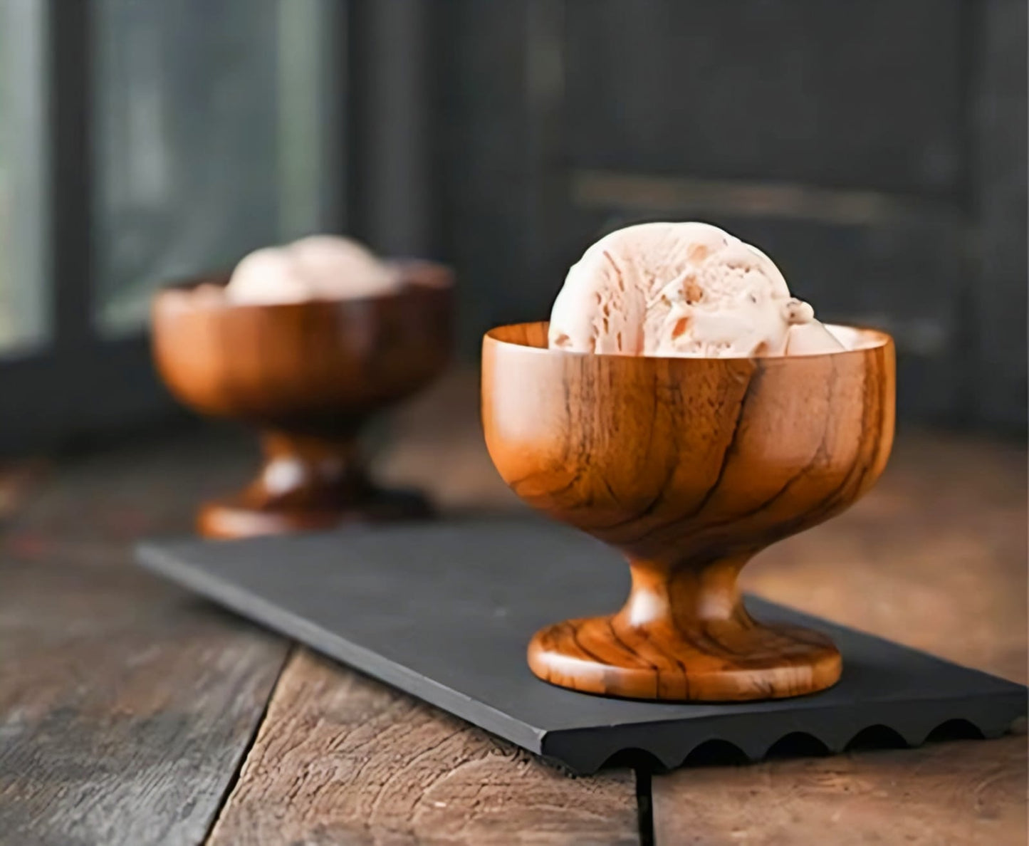 Natural Grain Serving Bowl