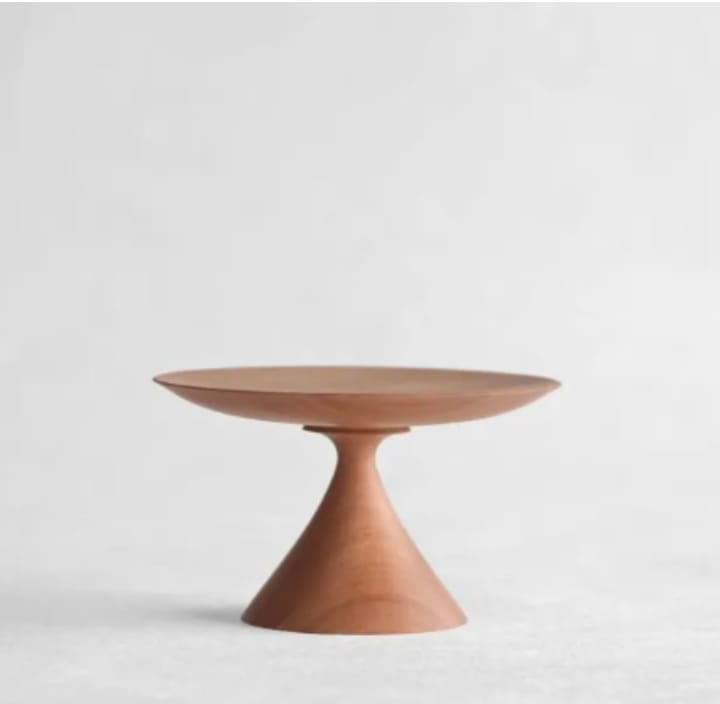 Minimalist Conical Wooden Cake Stand