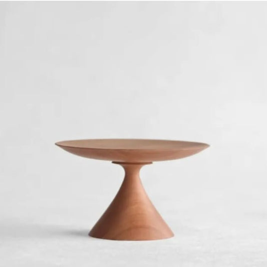 Minimalist Conical Wooden Cake Stand