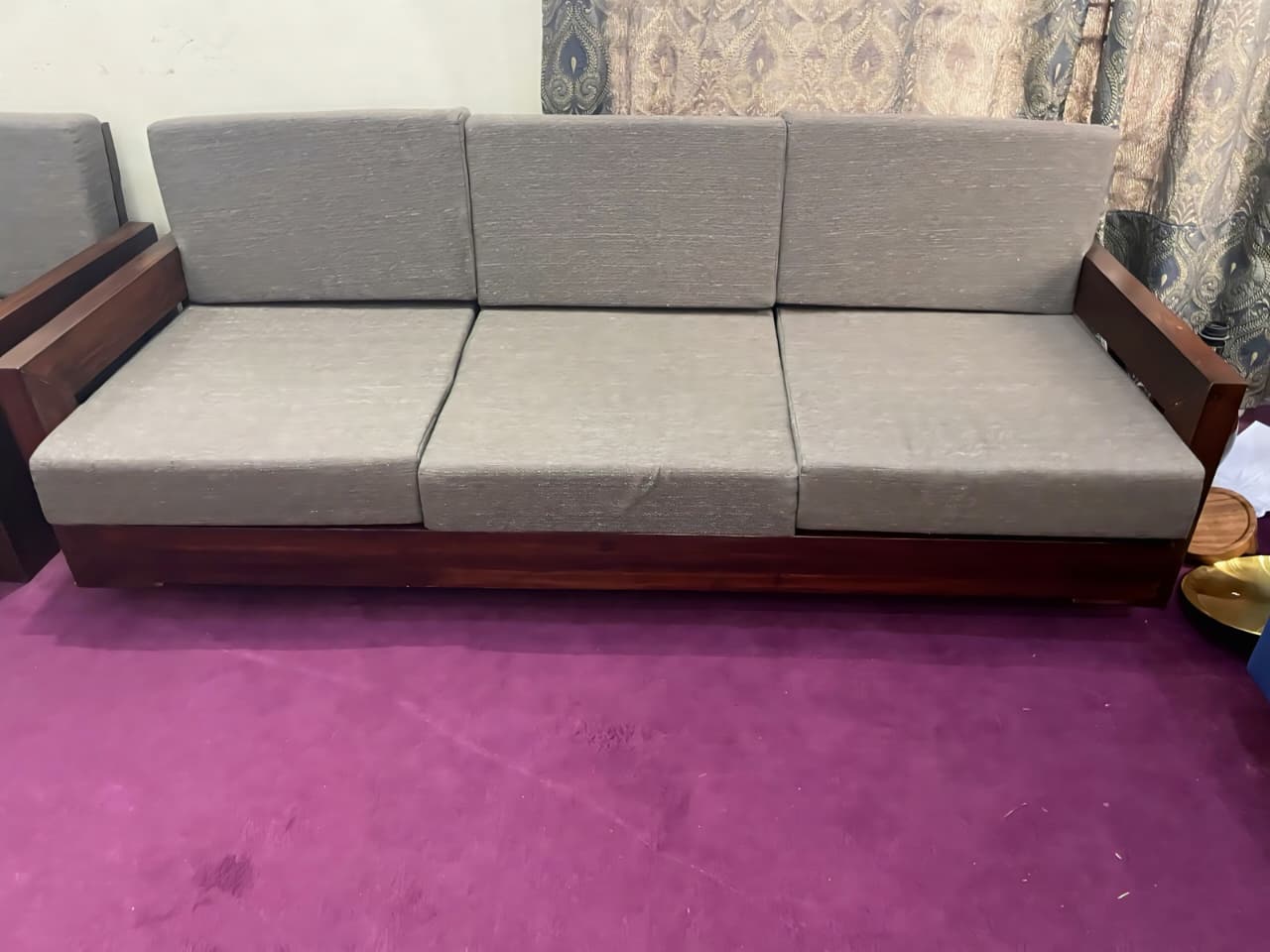 Urban Cube Wooden Sofa Set