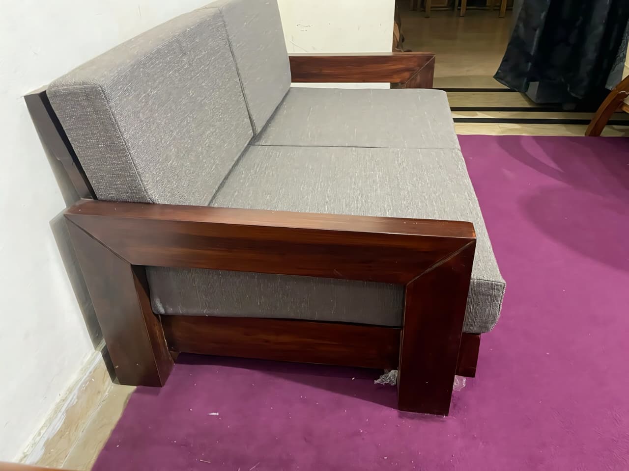 Urban Cube Wooden Sofa Set
