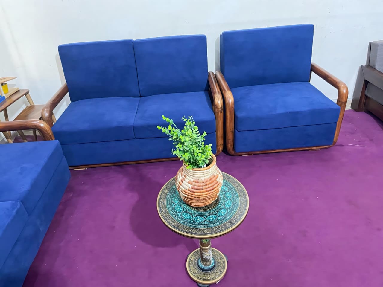 Mid-Century Bentwood Sofa Set