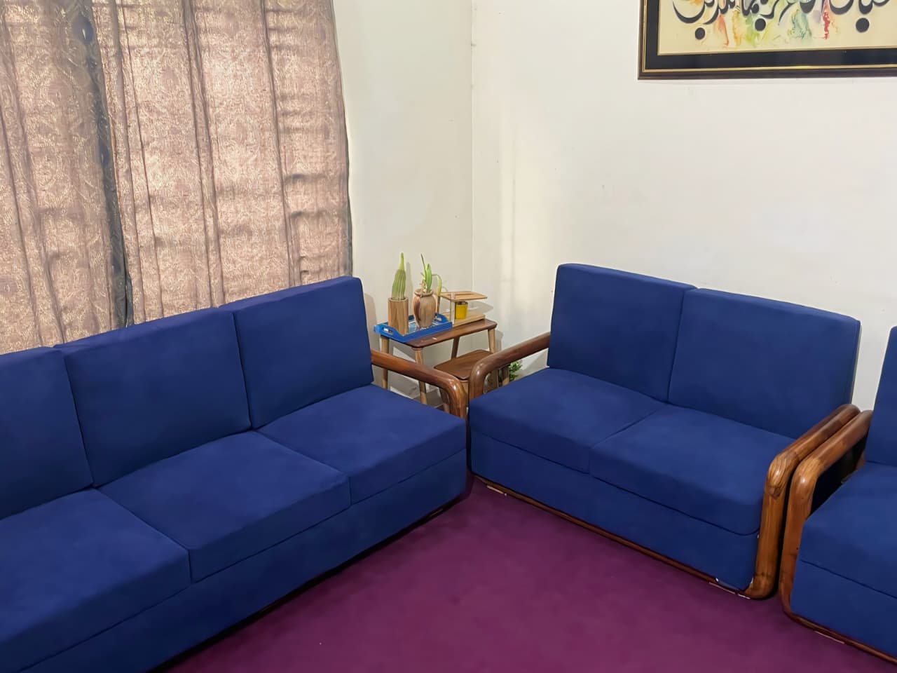 Mid-Century Bentwood Sofa Set