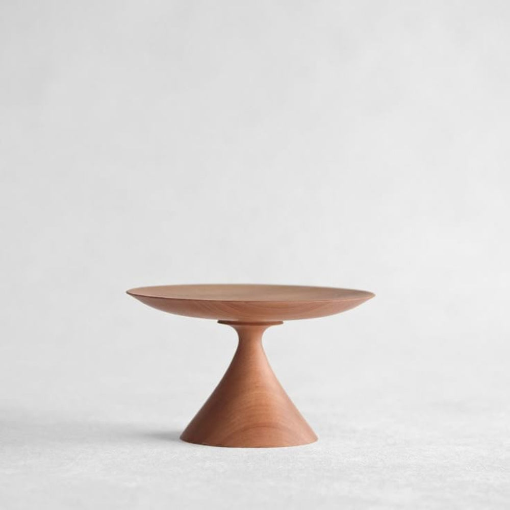 Minimalist Conical Wooden Cake Stand