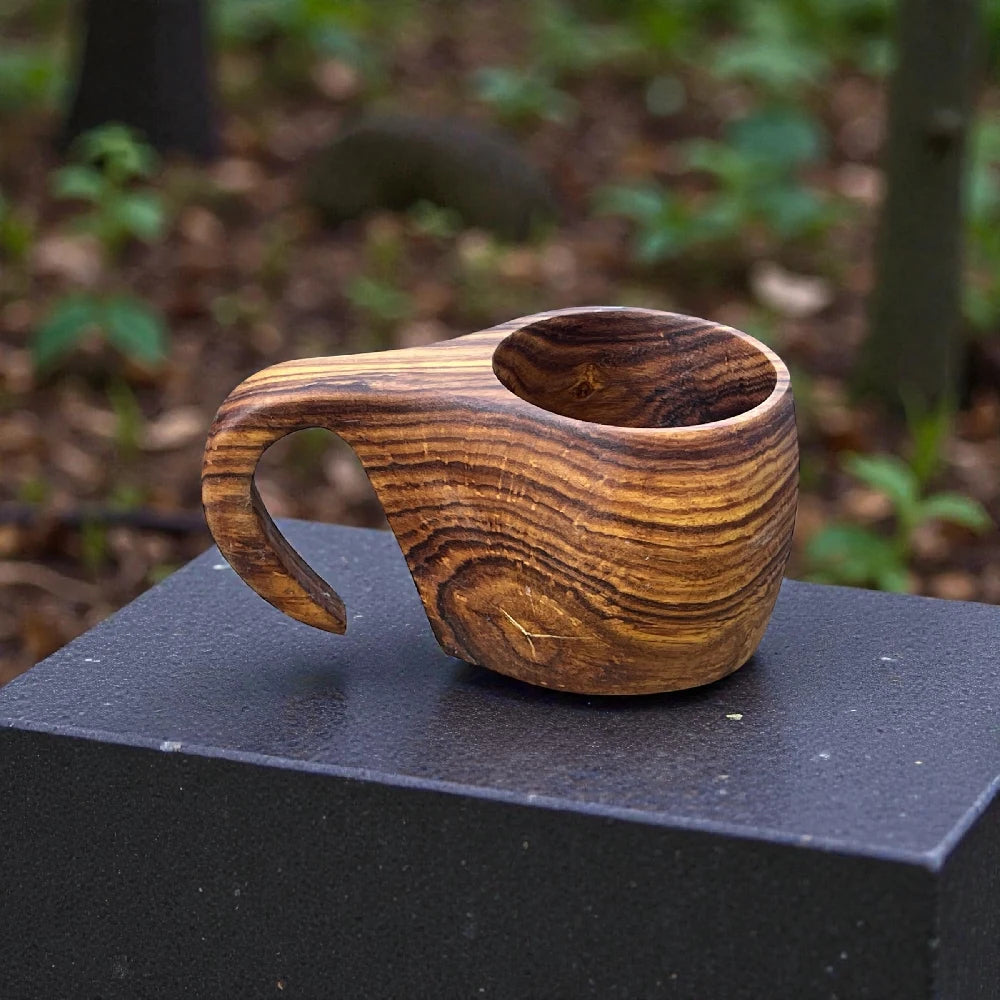 Handcrafted Wooden Coffee Mug