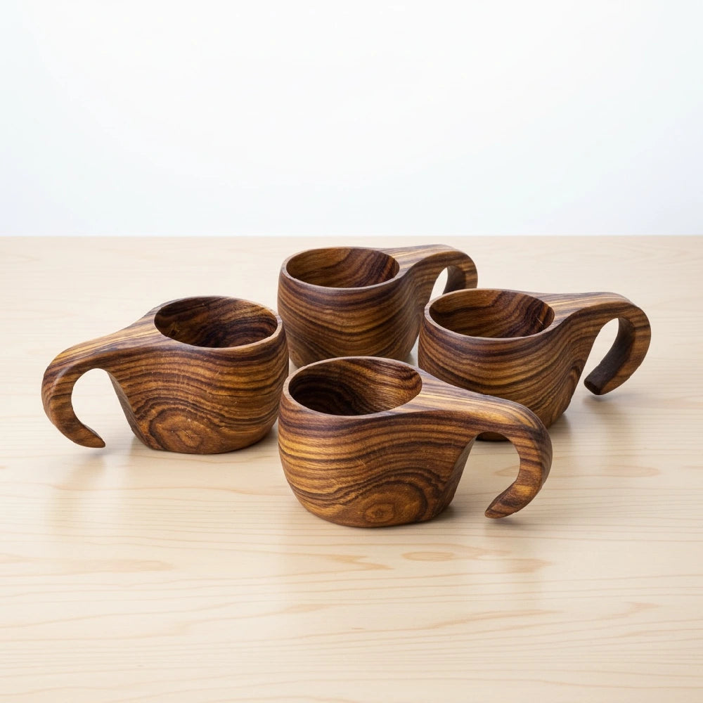 Handcrafted Wooden Coffee Mug