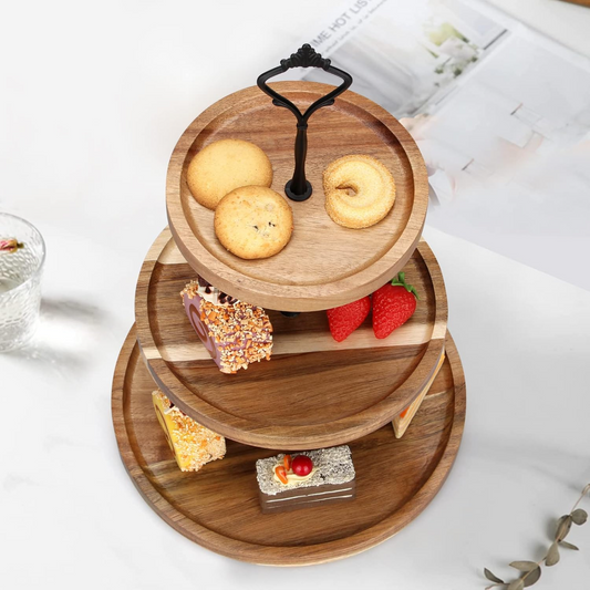 3 Tier- Wooden Cake Stand