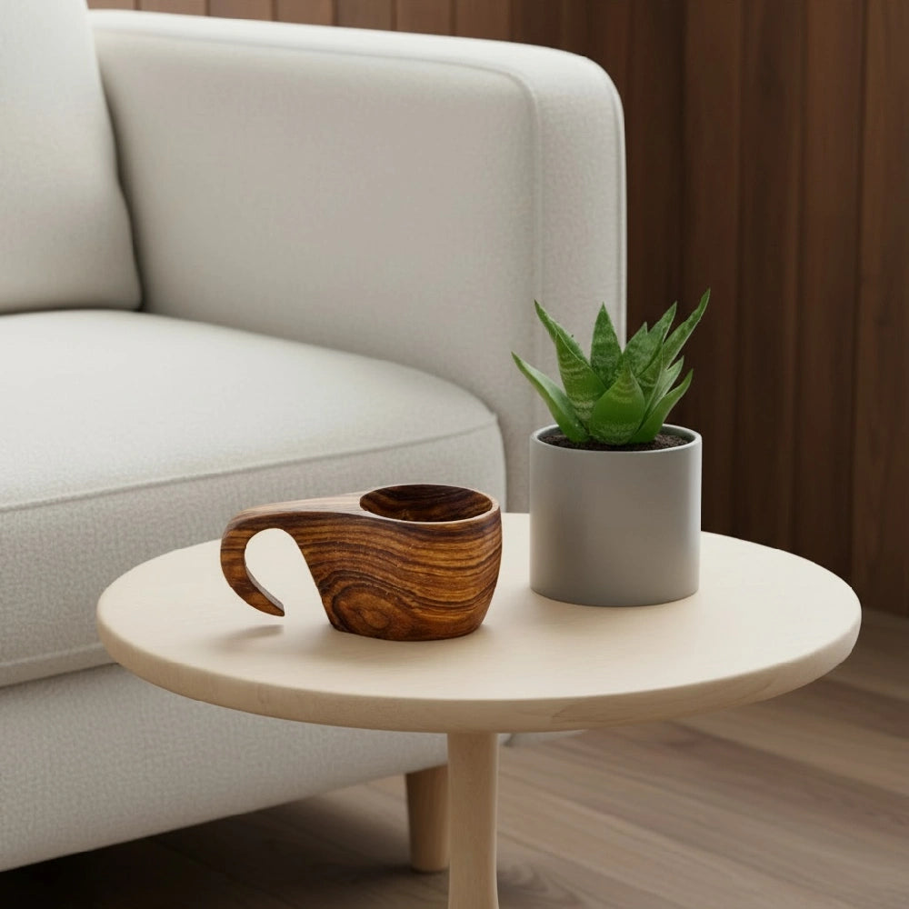 Handcrafted Wooden Coffee Mug