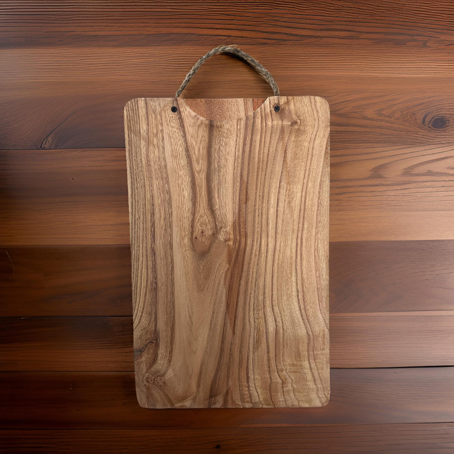 Twin Handle Wooden Cutting Board