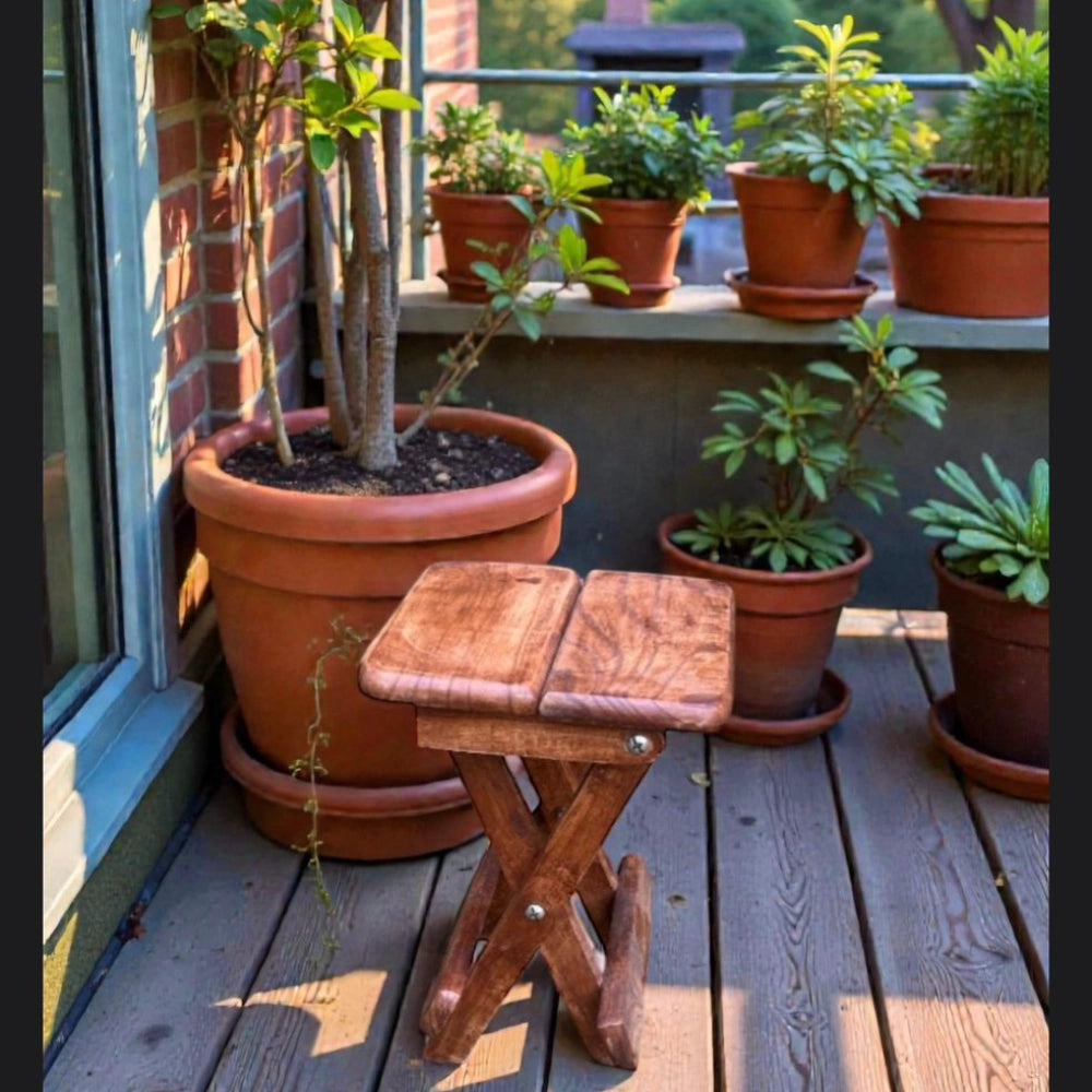 Wooden Folding Bench cum Table