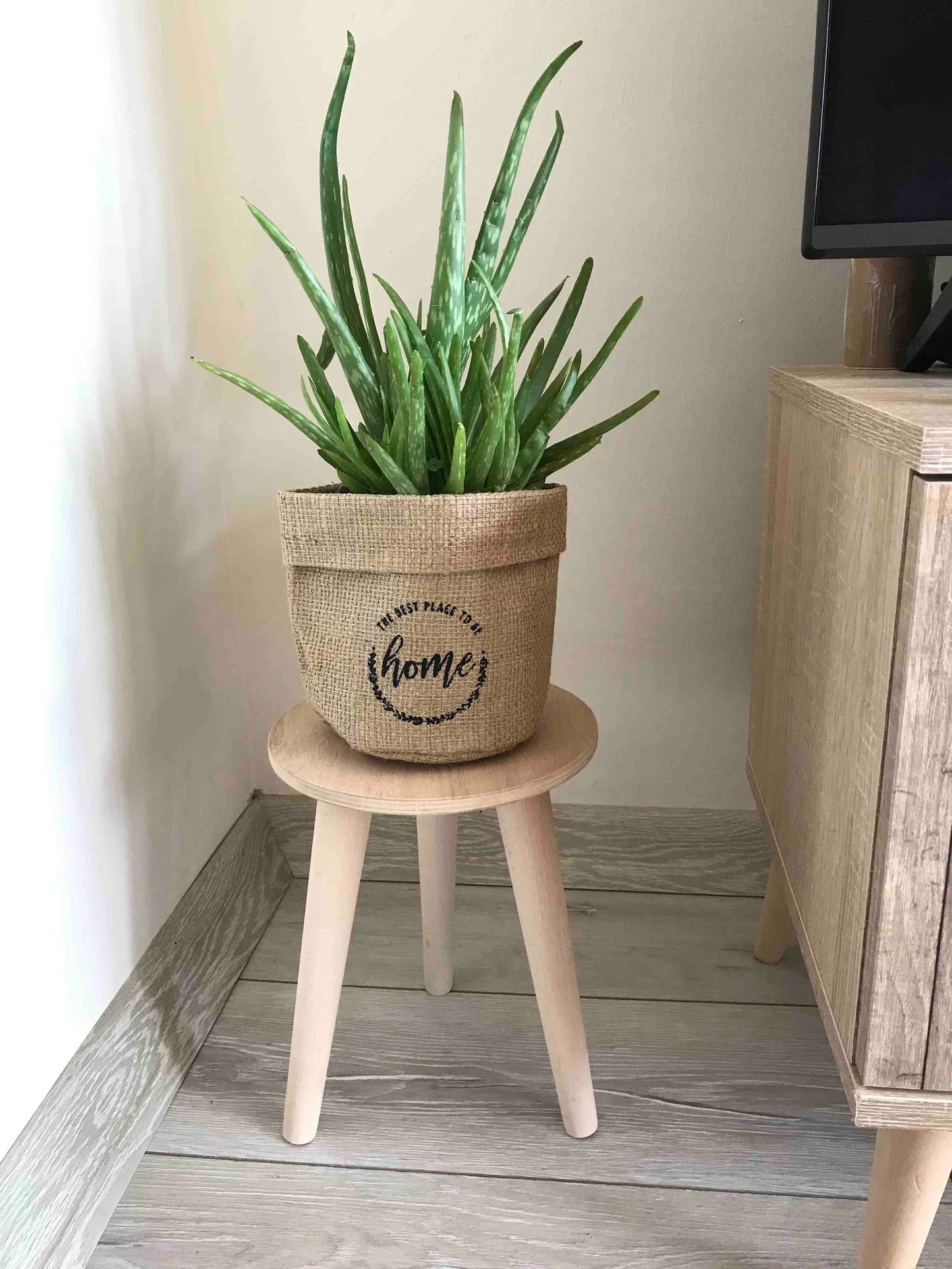 Wooden Plant Stand with detachable legs