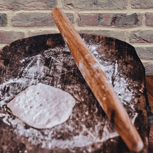 French Wood Rolling Pin – Ideal for Roti, Dough, and Pastry Prep