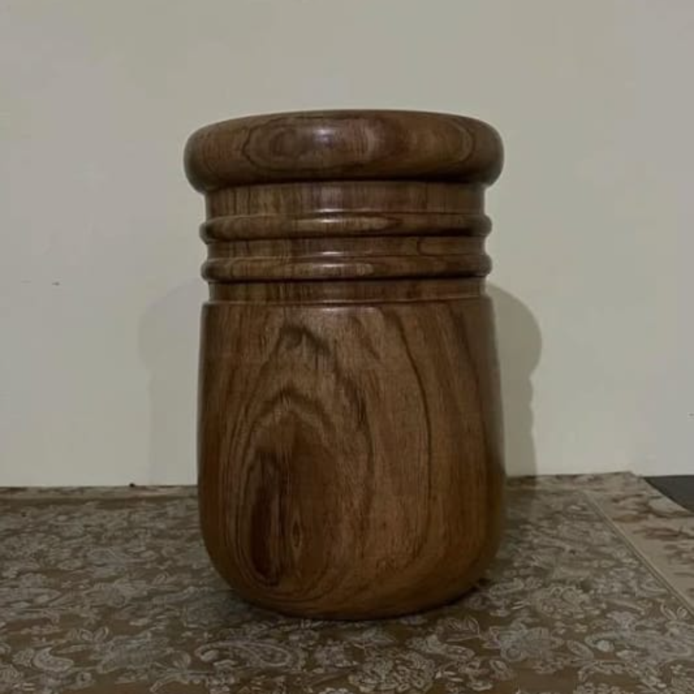 Mini Wooden Table Planter Pair – Natural Finish for Succulents & Small Plants