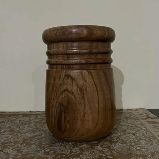 Mini Wooden Table Planter Pair – Natural Finish for Succulents & Small Plants