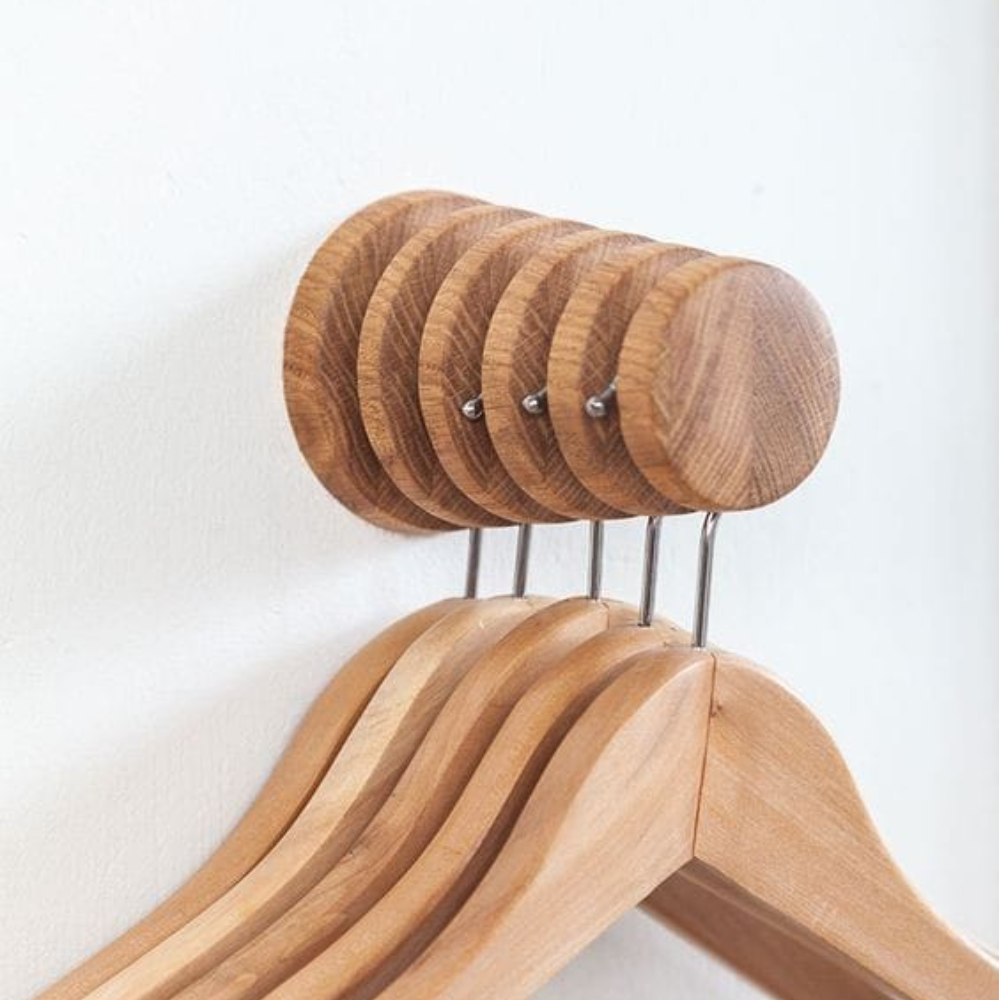 Dot Hanger Hook – Minimalist Wooden Wall Mount for Hangers & Accessories